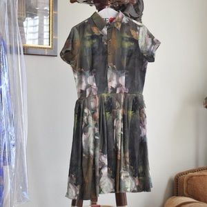 Watercolor custom dress